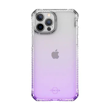 Itskins Hybrid Ombre iPhone 13 Pro Cover - Light Purple - Tashqila Itskins Hybrid Ombre iPhone 13 Pro Cover - Light Purple - Tashqila